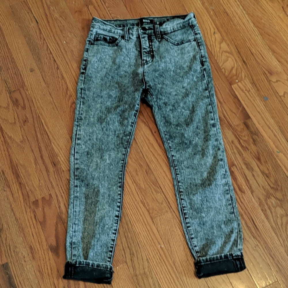 Black Denim High Waisted Jeans